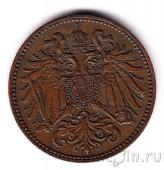 Австро-Венгерская Империя 2 геллера 1898