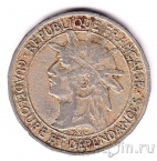 Гваделупа 1 франк 1903