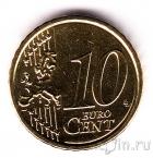 Италия 10 евроцентов 2010