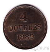 Гернси 4 дубля 1889