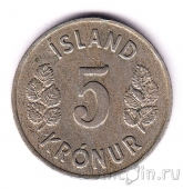 Исландия 5 крон 1969