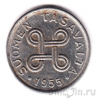 Финляндия 1 марка 1955