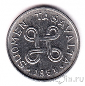Финляндия 1 марка 1961