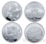 Украина 4 монеты 5 гривен 2016 Возрождение украинской государственности