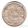 Швейцария 1/2 франка 1953