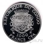 Республика Конго 1000 франков 2011 Пасха