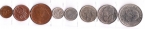 Норвегия набор 8 монет 1958-73 Фауна