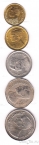 Таиланд набор 5 монет 1972-1980