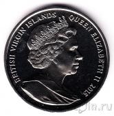 Британские Виргинские острова 1 доллар 2015 Фрэнсис Дрейк