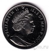 Остров Мэн 1 крона 2004 Джон Кьюллиам. Трафальгарская битва