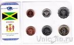 Ямайка набор 6 монет 1996-2005