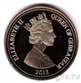 Гибралтар 1 крона 2013 Елизавета и Виктория