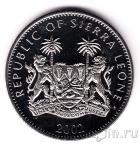 Сьерра-Леоне 1 доллар 2002 Золотой юбилей
