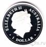 Австралия 1 доллар 2007 Южный магнитный полюс