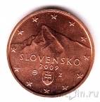 Словакия 2 евроцента 2009