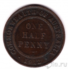 Австралия 1/2 пенни 1912