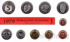 ФРГ набор 10 монет 1979 (J)