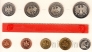 ФРГ набор 9 монет 1977 (J)