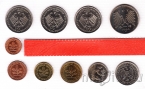ФРГ набор 10 монет 1980 (D)