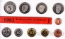 ФРГ набор 10 монет 1982 (J)