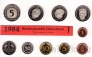 ФРГ набор 10 монет 1984 (J)