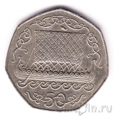 Остров Мэн 50 пенсов 1980