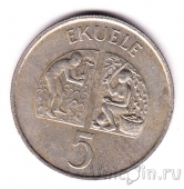Экваториальная Гвинея 5 эквеле 1975