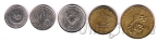 Восточный Тимор набор 5 монет 2004