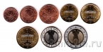 Германия набор евро 2004 (G)