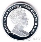 Британские Виргинские острова 1 доллар 2017 Пегас