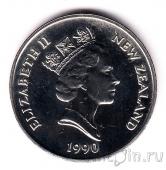 Новая Зеландия 10 центов 1990 Лодки