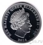 Тристан да Кунья набор 6 монет 1 крона 2014 Высадка в Нормандии