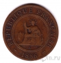 Французский Индокитай 1 цент 1886