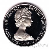 Брит. Виргинские острова 25 центов 1975
