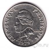 Французская Полинезия 20 франков 1979