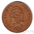 Французская Полинезия 100 франков 1992