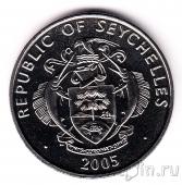 Сейшельские острова 5 рупий 2005 Папа Иоанн Павел II