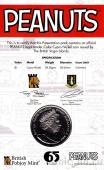 Британские Виргинские острова 1 доллар 2015 Снупи (цветная)