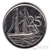 Каймановы острова 25 центов 1996