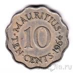 Маврикий 10 центов 1964