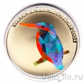 ДР Конго 10 франков 2004 Зимородок
