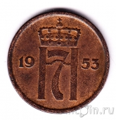 Норвегия 2 оре 1953