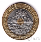 Франция 20 франков 1995 Мон-Сен-Мишель