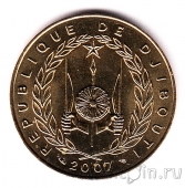 Джибути 20 франков 2007