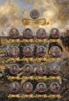 Россия набор 28 монет 2012 200-летие Победы в Отечественной войне (цветной)