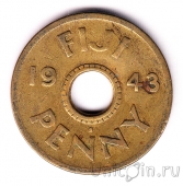 Фиджи 1 пенни 1943