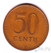 Литва 50 центов 1991