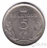 Бельгия 5 франков 1937 (BELGIQUE)