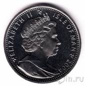 Остров Мэн 1 крона 2004 Орден Белой розы Финляндии