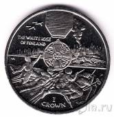 Остров Мэн 1 крона 2004 Орден Белой розы Финляндии